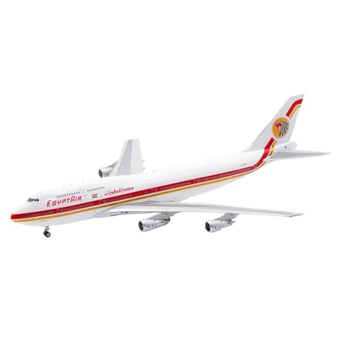 JIAOBING for EgyptAir Boeing B747-300 Metallmodell Druckguss 1:200 Flugzeugmodell SU-GAM Mit Ständer von JIAOBING