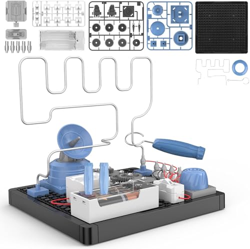 Wissenschaftsset für Kinder, Ingenieurbausteine, elektronisches Lernspiele, Erkundungs-Set,STEM Spielzeug Ursache und Wirkung Spielzeug,Geburtstagsgeschenk für 8–12 Jahre alte Jungen und Mädchen Wissenschaftsset für Kinder, Ingenieurbausteine, elektronisches Lernspiele, Erkundungs-Set,STEM Spielzeug Ursache und Wirkung Spielzeug,Geburtstagsgeschenk für 8–12 Jahre alte Jungen und Mädchen von JIAQINGDA