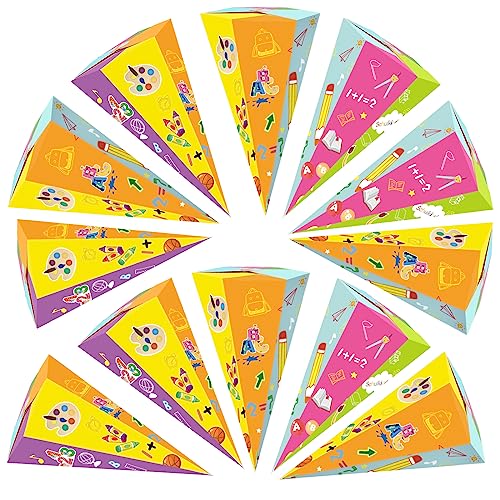 JIASHA 12stk Schultüte Bastelset,Geschwister schultüte,Faltbare Zuckertüte für die Einschulung zum Schulanfang,Zuckertüte zur Einschulung,Geschenkverpackung Schultüte für Junge und Mädchen JIASHA 12stk Schultüte Bastelset,Geschwister schultüte,Faltbare Zuckertüte für die Einschulung zum Schulanfang,Zuckertüte zur Einschulung,Geschenkverpackung Schultüte für Junge und Mädchen von JIASHA