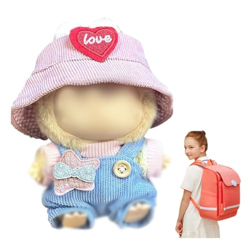 JIASHA La-bu Keychain, La-bu Schlüsselanhänger, La-bu Plüschpuppe, La-bu Plüsch Anhänger, La-bu Plush Doll, La-bu Puppe, La-bu Plüschanhänger, Geschenke für Jungen und Mädchen von JIASHA
