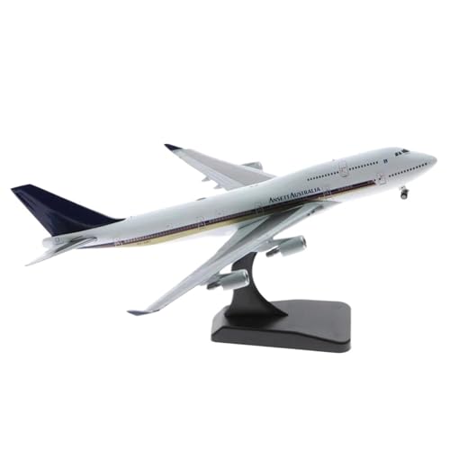 1 400 Legierungsflugzeug EW4744005 Für Ansett Australia Airlines Boeing 747-400 Druckguss-Flugzeug-Jet-Modell Planetensatz von JIAYUNEU