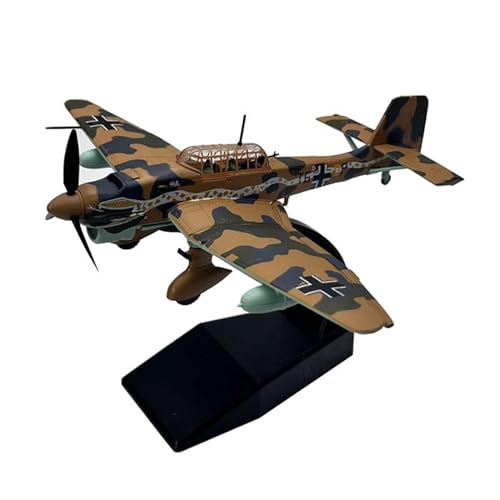 1 72 Maßstab Für Deutsches Junkers Stuka JU-87 JU87 Bomber Fighter Diecast Metal Flugzeug-Flugzeugmodell Planetensatz(JU-87 I) von JIAYUNEU