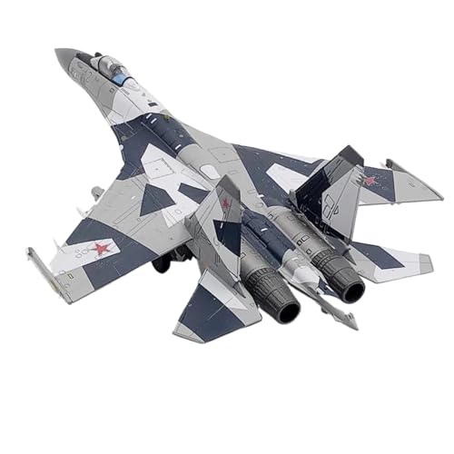 1:100 Für Das Russische Luftwaffen-SU-35-Kampfflugzeug Air Force One, Druckguss-Flugzeugmodell, Legierungsfluggesellschaft Planetensatz(A) von JIAYUNEU