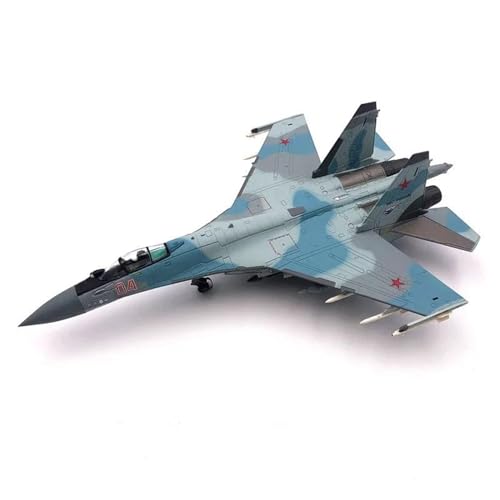 1:100 Für Das Russische Luftwaffen-SU-35-Kampfflugzeug Air Force One, Druckguss-Flugzeugmodell, Legierungsfluggesellschaft Planetensatz(B) von JIAYUNEU