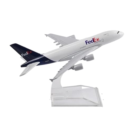16 cm USV Für Boeing 747-Flugzeug, Modellflugzeug, Druckguss-Metall, Maßstab 1 400 Planetensatz(FedEx Airbus A380) von JIAYUNEU
