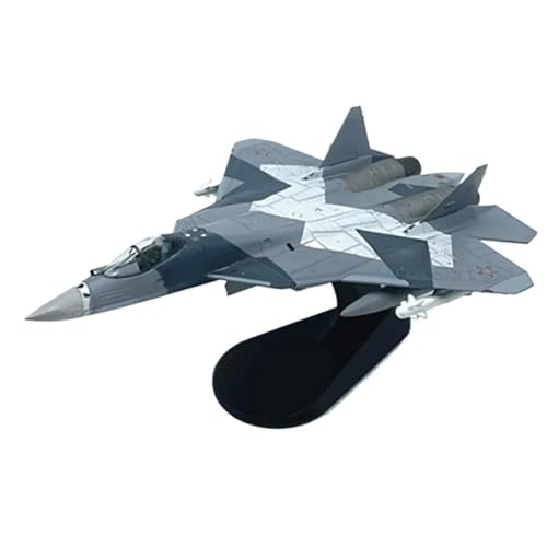 Druckguss-Metalllegierung Im Maßstab 1:100 Für Russisches SU57-Kampfflugzeug, Flugzeugmodell, Su-57-Flugzeugmodellspielzeug Planetensatz(B) von JIAYUNEU