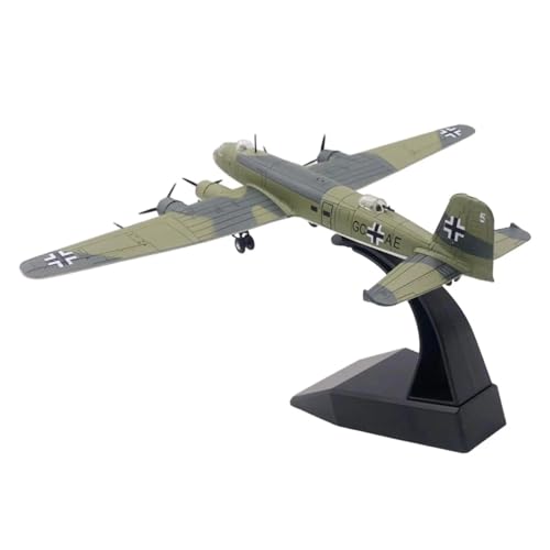Flugzeugmodell 1/144 Für Deutsches Flugzeug Mit Standdekoration, Druckguss-Legierung, Kampfmodell, Spielzeug Planetensatz(A FW200 Fighter Mod) von JIAYUNEU