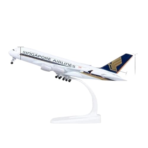 Flugzeugmodell Aus Metall, 20 cm, 1 400 Für Singapore Airlines A380, Metallnachbildung, Legierungsmaterial, Luftfahrt Planetensatz Flugzeugmodell Aus Metall, 20 cm, 1 400 Für Singapore Airlines A380, Metallnachbildung, Legierungsmaterial, Luftfahrt Planetensatz von JIAYUNEU