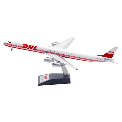 Legierungs-Sammelflugzeug, Geschenk 1 200 Für DHL Mcdonnell Gouglas DC-8-73(F) Druckguss-Flugzeug-Jet-Modell N801DH Planetensatz von JIAYUNEU