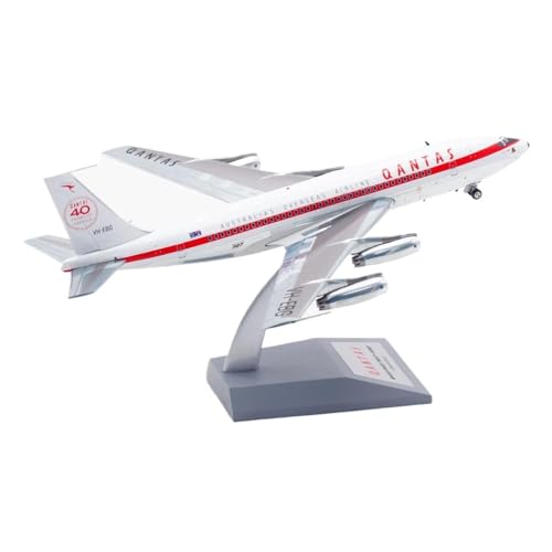 Legierungs-Sammelflugzeug 1 200 Für Qantas Airlines Boeing B707-100 Druckguss-Flugzeug-Jet-Modell VH-EBG Planetensatz von JIAYUNEU