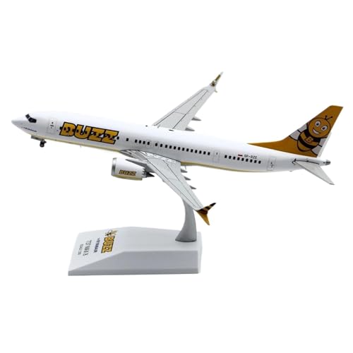Legierungs-Sammelflugzeug-Geschenk 1 200 Für Buzz Airlines Boeing B737-8Max Druckguss-Flugzeugmodell SP-RZB Mit Ständer Planetensatz Legierungs-Sammelflugzeug-Geschenk 1 200 Für Buzz Airlines Boeing B737-8Max Druckguss-Flugzeugmodell SP-RZB Mit Ständer Planetensatz von JIAYUNEU