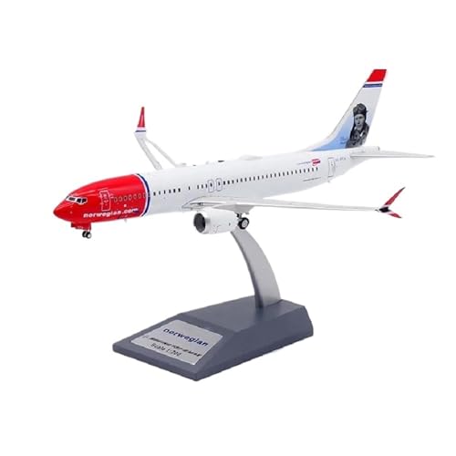 Maßstab 1 200 der Norwegian Airlines B737-8MAX SE-RTA, Druckguss-Flugzeugmodell für Sammeln, Miniaturflugzeug aus Metall Planetensatz Maßstab 1 200 der Norwegian Airlines B737-8MAX SE-RTA, Druckguss-Flugzeugmodell für Sammeln, Miniaturflugzeug aus Metall Planetensatz von JIAYUNEU