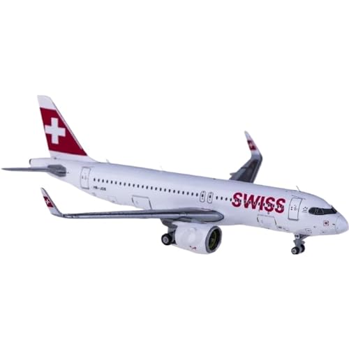 Maßstab 1 400 für EW432N002 Swiss Airlines A320neo HB-JDB Diecast Miniatures Flugzeugmodell Metallflugzeug Planetensatz Maßstab 1 400 für EW432N002 Swiss Airlines A320neo HB-JDB Diecast Miniatures Flugzeugmodell Metallflugzeug Planetensatz von JIAYUNEU