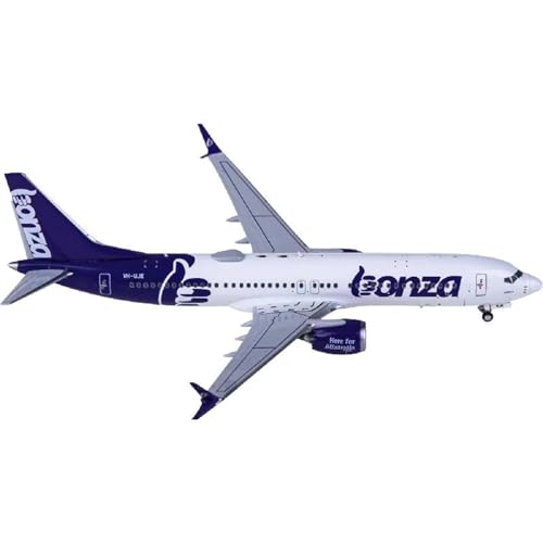 Maßstab 1 400 für NG88009 Bonza Airlines Boeing 737 MAX 8 VH-UJK Miniatur-Flugzeugmodell aus Metalldruckguss Planetensatz Maßstab 1 400 für NG88009 Bonza Airlines Boeing 737 MAX 8 VH-UJK Miniatur-Flugzeugmodell aus Metalldruckguss Planetensatz von JIAYUNEU