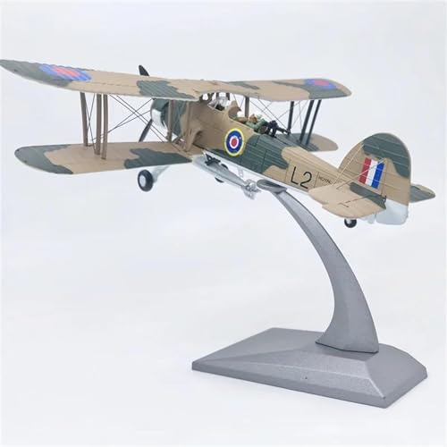 Maßstab 1 72 SE.5a FÜR Spade Bristol Bulldog Doppeldecker Propellerjäger Druckguss Metall Flugzeug Modell Planetensatz(Swordfish) von JIAYUNEU