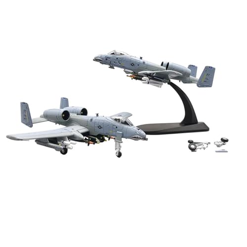Maßstab 1:100 A-10 A10 FÜR Thunderbolt II Warthog Hog Attack Plane Fighter Diecast Metal Aircraft Model Planetensatz(A-10C Shark HH) von JIAYUNEU