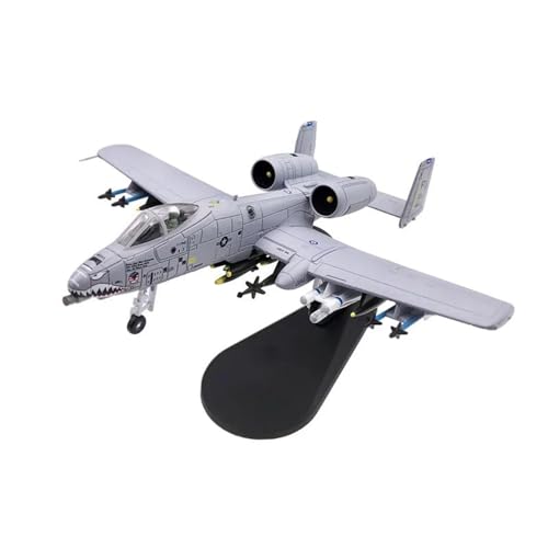 Maßstab 1:100 A-10 FÜR Thunderbolt II Warthog Hog Attack Plane Fighter Diecast Metal Airplane Aircraft Model Planetensatz(A-10A Model 2) von JIAYUNEU