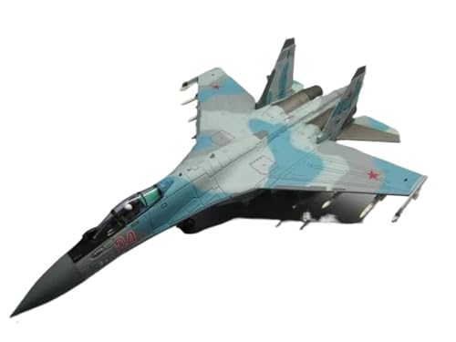 Maßstab 1:100 Für SU35 Super Flanker Militärmodell Spielzeug SU-35 Russland Army Air Force Druckguss-Metallflugzeugmodell Planetensatz(A) von JIAYUNEU