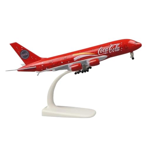 Metall Flugzeug Airliner Modell 20 cm 1 400 FÜR Katar A380 Replik Legierung Material Luftfahrt Simulation Planetensatz(A380) von JIAYUNEU