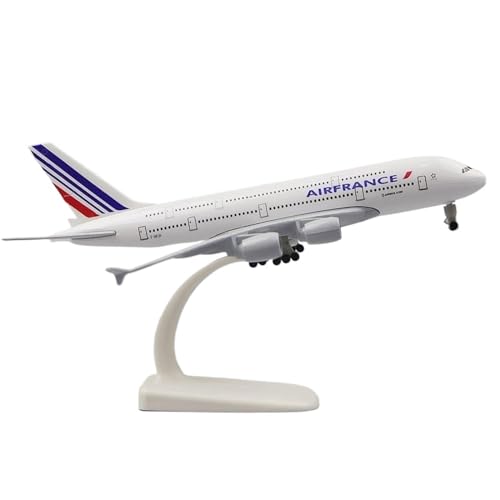 Metall Flugzeug Airliner Modell 20 cm 1 400 FÜR Katar A380 Replik Legierung Material Luftfahrt Simulation Planetensatz(France) von JIAYUNEU