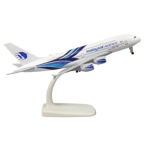 Metall Flugzeug Airliner Modell 20 cm 1 400 FÜR Katar A380 Replik Legierung Material Luftfahrt Simulation Planetensatz(Malaysia Airlines) von JIAYUNEU