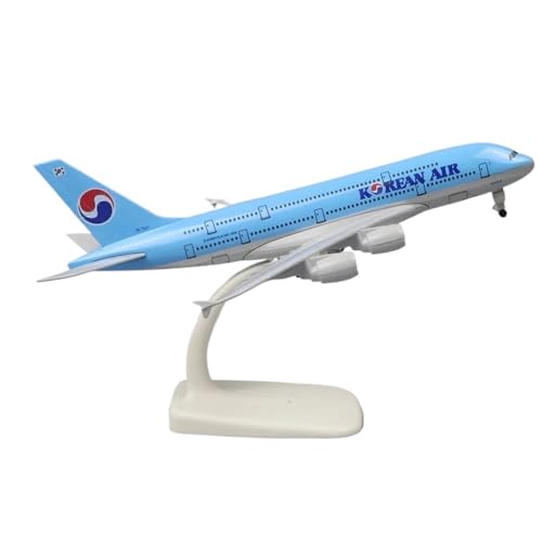 Metall Flugzeug Airliner Modell 20 cm 1 400 FÜR Katar A380 Replik Legierung Material Luftfahrt Simulation Planetensatz(South Korea) von JIAYUNEU