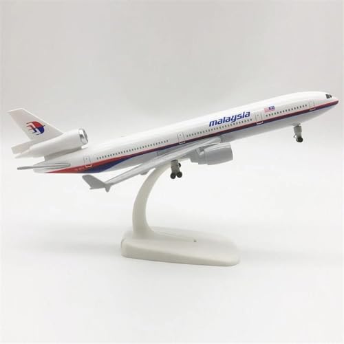 Metallflugzeugmodell 20 cm 1 400 für Mcdonnell Douglas Md-11, Metallnachbildung, Legierungsmaterial mit Fahrwerk Planetensatz(Malaysia) von JIAYUNEU
