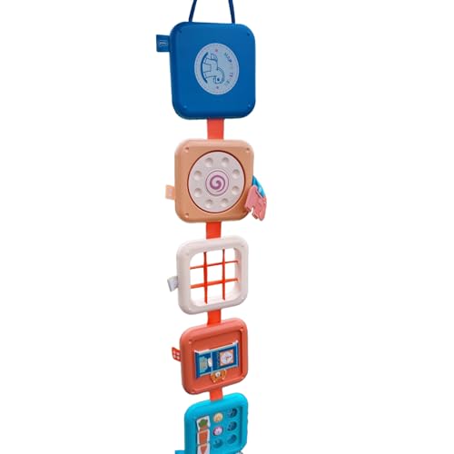 Montessori Motorikwürfel Spielzeug für Babys, Baby Flugzeug Reisespielzeug, Busy Activity Cube für Kleinkinder, Montessori Spielzeug Baby, Sensorisches Pädagogisches Entwicklungsspielzeug ab 1 jahr von JIDAYOEU