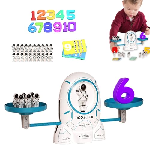 JIEBWCHA Balance Counting Toys, Balance Games for Kids | Zählen Sie Stapeln und Gleichgewicht zwischen Mathematik -Lernspiel - Kreative Vorschule Unterrichtsvorräte für Kinder, Freunde JIEBWCHA Balance Counting Toys, Balance Games for Kids | Zählen Sie Stapeln und Gleichgewicht zwischen Mathematik -Lernspiel - Kreative Vorschule Unterrichtsvorräte für Kinder, Freunde von JIEBWCHA