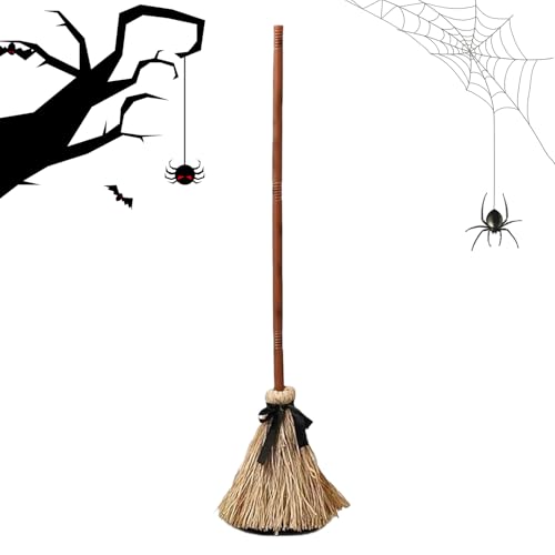 JIEBWCHA Beweglicher Hexenbesen Mit Geräuschen Animation Und Schweben Holz 43,5 Zoll Moving Witch Broom Horror Halloween Atmosphäre Requisiten Halloween Deko Hexen Zubehör JIEBWCHA Beweglicher Hexenbesen Mit Geräuschen Animation Und Schweben Holz 43,5 Zoll Moving Witch Broom Horror Halloween Atmosphäre Requisiten Halloween Deko Hexen Zubehör von JIEBWCHA