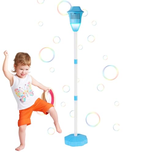 JIEBWCHA Bubble Maker Ständer, Bubble Torch Machine - Automatischer Bubble Maker Standing Machine | Straßenladerform Design Outdoor -Spielzeug für Unterhaltung für Familie, Nachbarn von JIEBWCHA