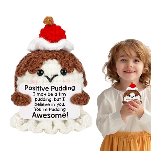 JIEBWCHA Emotionale Unterstützung Häkelpuppe - Emotionale Stütze Häkelpudding Kuscheltier,Weiches Plüschtier Mit Motivierenden Sprüchen Als Geschenk Für Geburtstage Krankenschwestern Lehrer Freunde JIEBWCHA Emotionale Unterstützung Häkelpuppe - Emotionale Stütze Häkelpudding Kuscheltier,Weiches Plüschtier Mit Motivierenden Sprüchen Als Geschenk Für Geburtstage Krankenschwestern Lehrer Freunde von JIEBWCHA