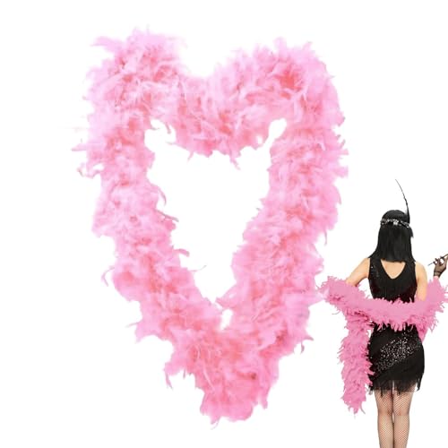 JIEBWCHA Federboa Einfarbig Federdichten, Federstola Federschal - Gramm Truthahnfedern,2 M,Flauschige Federboa Kostüm Karneval Für Partys,Junggesellinnenabschiede,Faschingskostüme,Konzert Accessoires JIEBWCHA Federboa Einfarbig Federdichten, Federstola Federschal - Gramm Truthahnfedern,2 M,Flauschige Federboa Kostüm Karneval Für Partys,Junggesellinnenabschiede,Faschingskostüme,Konzert Accessoires von JIEBWCHA