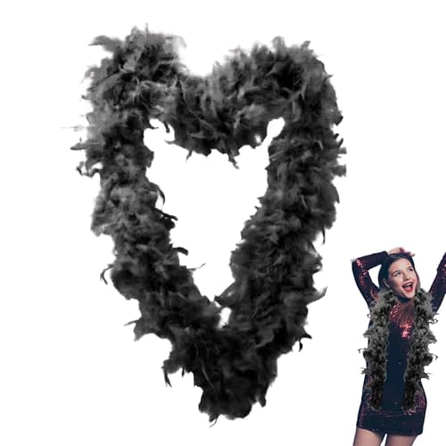 JIEBWCHA Federboa Einfarbig Federdichten, Federstola Federschal - Gramm Truthahnfedern,2 M,Flauschige Federboa Kostüm Karneval Für Partys,Junggesellinnenabschiede,Faschingskostüme,Konzert Accessoires JIEBWCHA Federboa Einfarbig Federdichten, Federstola Federschal - Gramm Truthahnfedern,2 M,Flauschige Federboa Kostüm Karneval Für Partys,Junggesellinnenabschiede,Faschingskostüme,Konzert Accessoires von JIEBWCHA