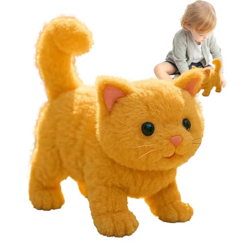 JIEBWCHA Katzen Spielzeug Für Kinder,Elektrisches Katzen Stofftier - Spielzeug Für Kinder Familie Büro Valentinstag Muttertag Weihnachten Geschenkideen JIEBWCHA Katzen Spielzeug Für Kinder,Elektrisches Katzen Stofftier - Spielzeug Für Kinder Familie Büro Valentinstag Muttertag Weihnachten Geschenkideen von JIEBWCHA