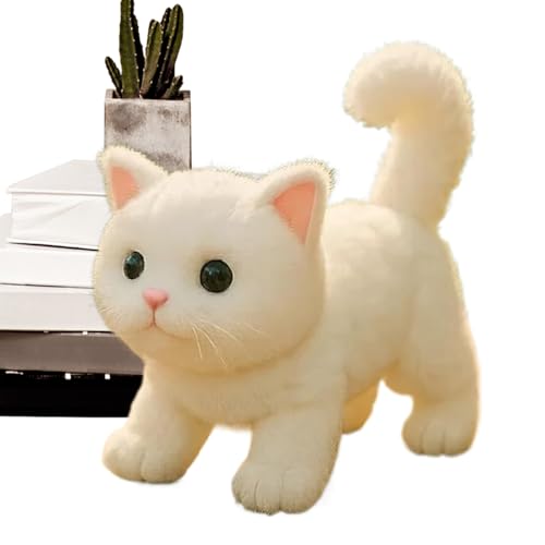 JIEBWCHA Katzenbabyspielzeug Für Mädchen - Elektrisches Katzen Stofftier - Geschenkideen Für Kinder Familie Freunde Mädchen Büro Zu Valentinstag & Weihnachten JIEBWCHA Katzenbabyspielzeug Für Mädchen - Elektrisches Katzen Stofftier - Geschenkideen Für Kinder Familie Freunde Mädchen Büro Zu Valentinstag & Weihnachten von JIEBWCHA