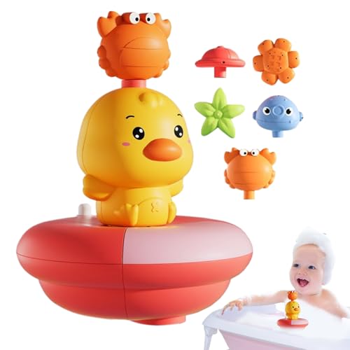 JIEBWCHA Kinder Badespielzeug - Wasserspritzer Spielzeug,Elektrische Badeente Für Pool Dusche Spaß Mädchen Haus Indoor JIEBWCHA Kinder Badespielzeug - Wasserspritzer Spielzeug,Elektrische Badeente Für Pool Dusche Spaß Mädchen Haus Indoor von JIEBWCHA