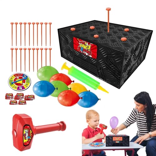 JIEBWCHA Portable Luftballon Spiel - Balloon BlastBox Spiel, Lustig Familienparty Brettspiel, Desktop Spaß Trick Spiel, Ballon Explosionsspiel Crazy BlastBox Für Bankett Schule Geburtstags Parties JIEBWCHA Portable Luftballon Spiel - Balloon BlastBox Spiel, Lustig Familienparty Brettspiel, Desktop Spaß Trick Spiel, Ballon Explosionsspiel Crazy BlastBox Für Bankett Schule Geburtstags Parties von JIEBWCHA