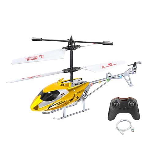 JIEBWCHA RC Hubschrauber, RC Flugzeuge, Ferngesteuerter Helikopter, 2.4G Ferngesteuerter Hubschrauber Für Kinder, Indoor RC Helikopter Spielzeug Mit LED Licht, Start Mit Einer Taste von JIEBWCHA