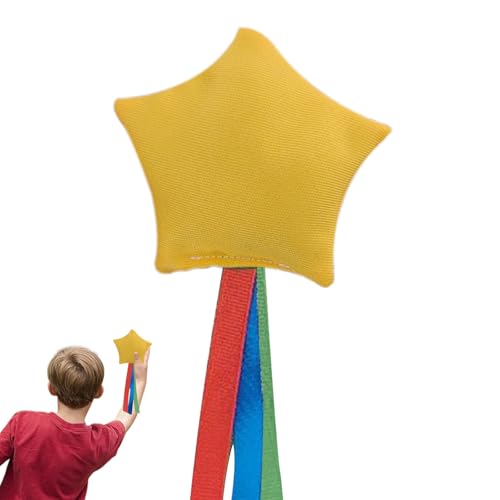 JIEBWCHA Wurfspiel Mit Säckchen | Sternen Wurfsterne | Leichtes Wurfspielzeug Mit Bändern Für Garten Sportunterricht & Aktivitäten JIEBWCHA Wurfspiel Mit Säckchen | Sternen Wurfsterne | Leichtes Wurfspielzeug Mit Bändern Für Garten Sportunterricht & Aktivitäten von JIEBWCHA