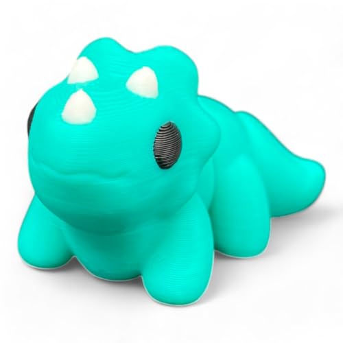 JIGGLZ Baby Triceratops – Dino Wackelfigur mit Charme (Türkis) von JIGGLZ