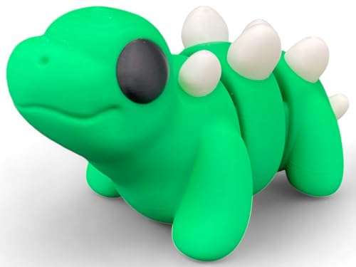 JIGGLZ Titan Baby Stegosaurus – Große Wackelfigur (20 cm) (Grün) von JIGGLZ