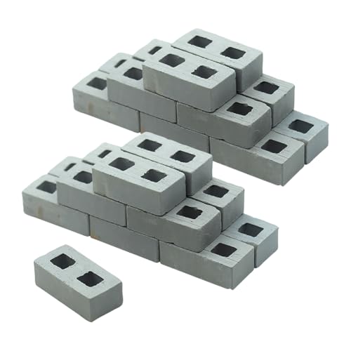 50 Stück 1/12 Maßstab Kleine Betonblöcke Mini Betonziegel Modelle Puppenhaus Bausteine Miniaturwand Zement Ziegel Realistische gefälschte Blöcke für Puppenhaus Garten Zubehör 50 Stück 1/12 Maßstab Kleine Betonblöcke Mini Betonziegel Modelle Puppenhaus Bausteine Miniaturwand Zement Ziegel Realistische gefälschte Blöcke für Puppenhaus Garten Zubehör von JIHUOO