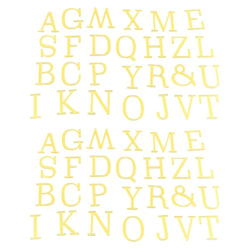 52 Stück Acryl-Buchstaben A-Z Buchstaben-Kuchenaufsätze, kleine goldene Kuchendekoration, Buchstaben, DIY-Kuchenaufsatz, personalisierte Alphabet-Kuchendekorationen, Namen, Cupcake-Topper für 52 Stück Acryl-Buchstaben A-Z Buchstaben-Kuchenaufsätze, kleine goldene Kuchendekoration, Buchstaben, DIY-Kuchenaufsatz, personalisierte Alphabet-Kuchendekorationen, Namen, Cupcake-Topper für von JIHUOO