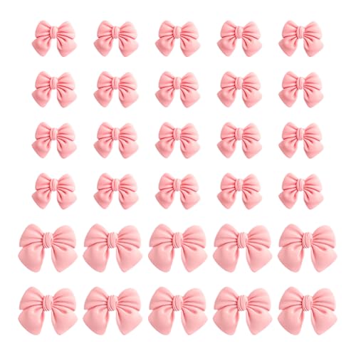 Cupcake-Topper mit rosa Schleife, für Geburtstag, Babyparty, Cupcake-Topper, Schleifen, Hochzeit, Dusche, Dessert, Verlobung, Party, Kuchendekoration, Junggesellinnenabschied, Kuchendekoration, 30 Cupcake-Topper mit rosa Schleife, für Geburtstag, Babyparty, Cupcake-Topper, Schleifen, Hochzeit, Dusche, Dessert, Verlobung, Party, Kuchendekoration, Junggesellinnenabschied, Kuchendekoration, 30 von JIHUOO
