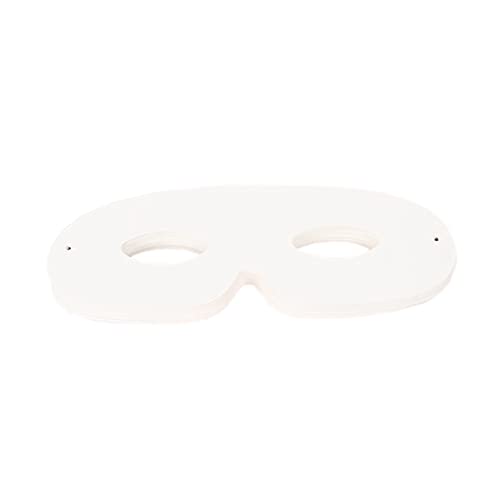 JIHUOO 40 Stück gestanzte Papiermasken, blanko, Bastelmasken, weiß, Halloween-Masken, Maskerade, Augenmasken, Party-Kostüm, halbe Gesichtsmasken, Partyzubehör JIHUOO 40 Stück gestanzte Papiermasken, blanko, Bastelmasken, weiß, Halloween-Masken, Maskerade, Augenmasken, Party-Kostüm, halbe Gesichtsmasken, Partyzubehör von JIHUOO