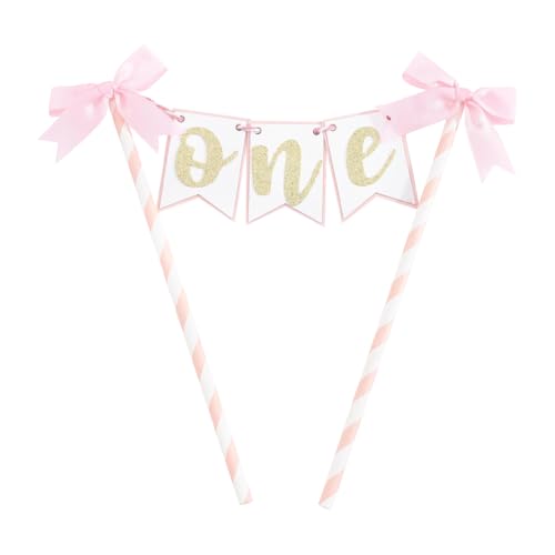 Tortenaufsatz mit rosa Schleife, groß, 1. Hochzeitstag, Tortenaufsatz für Mädchen, Babyparty, Kuchendekoration Tortenaufsatz mit rosa Schleife, groß, 1. Hochzeitstag, Tortenaufsatz für Mädchen, Babyparty, Kuchendekoration von JIHUOO