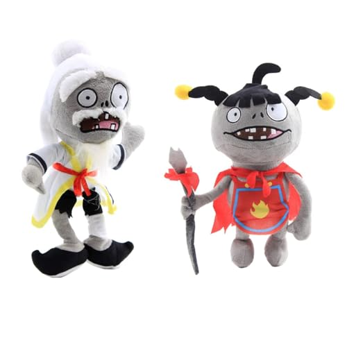 2 Stück/Set Zombies Plüsch Imp Zombie Qigong Zombie Plüsch Stofftiere Puppen Geschenk von JIIENO