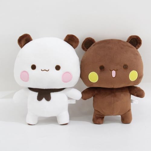 2 Stück Bubu Dudu Kuscheltier, Bär Panda Bubu Dudu Kuscheltier, Pandabär Kuscheltier Kissen, Bubu Dudu Plüsch, Bubu Dudu Figur, Panda Kuscheltier Kawaii, Cartoon Panda Plüschtier Kindergeschenk von JIIENO