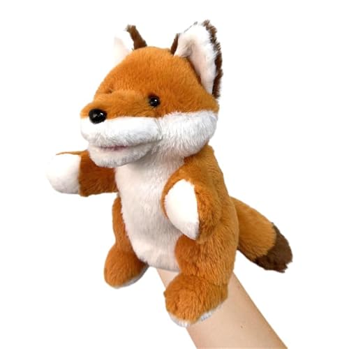 2024 Tierhandpuppen für Kinder,Kleinkind enthält Wolf,Tiger,Löwe, und bewegliche offene Münder,perfekt zum Geschichtenerzählen,im Vorschulalter und als Geburtstagsgeschenk von JIIENO